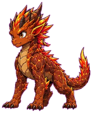 Dragon de Feu — Adolescent